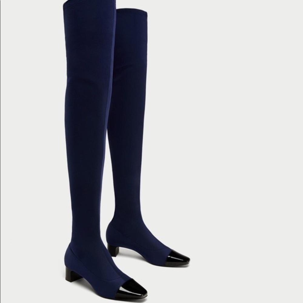 Zara over the knee boots